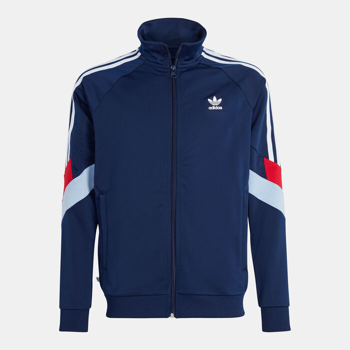 adidas Originals Kids' Rekive Track Jacket Blue adidas Originals Kids' Rekive Track Jacket Blue image number 0