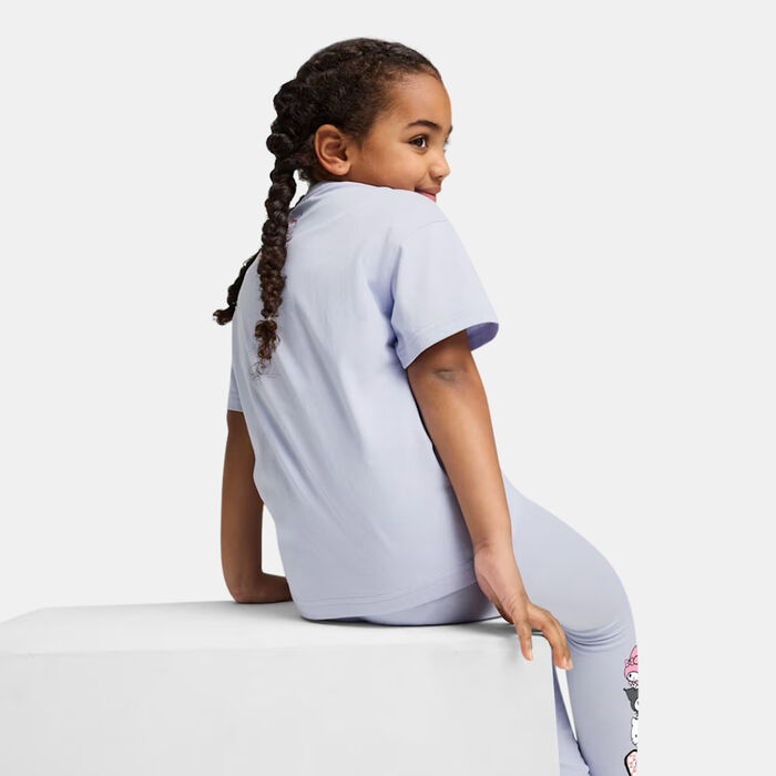 PUMA Kids' x Hello Kitty and Friends Graphic T-Shirt Blue PUMA Kids' x Hello Kitty and Friends Graphic T-Shirt Blue image number 1