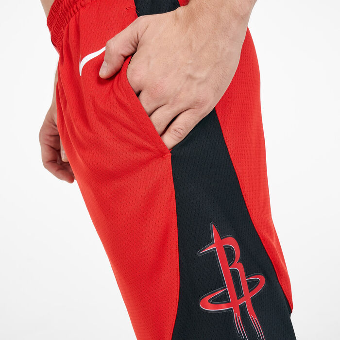 Nike Men's NBA Houston Rockets Icon Edition Swingman Shorts Red Nike Men's NBA Houston Rockets Icon Edition Swingman Shorts Red image number 3