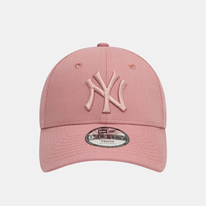 New Era Kids' MLB New York Yankees League Essential 9FORTY Cap Pink New Era Kids' MLB New York Yankees League Essential 9FORTY Cap Pink image number 0