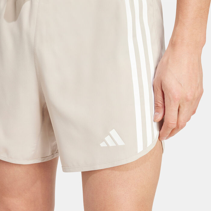 adidas Men's Own The Run 3-Stripes Shorts Blue adidas Men's Own The Run 3-Stripes Shorts Blue image number 4