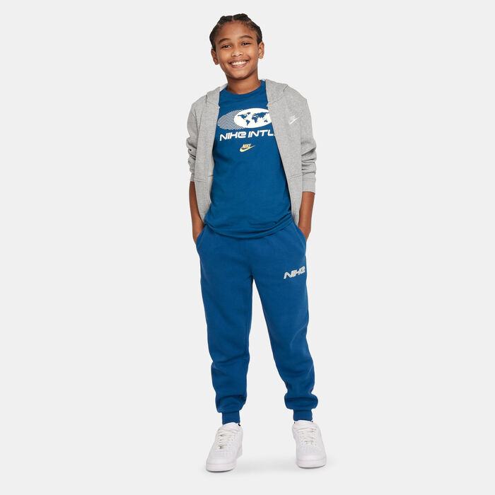 Nike Kids' Sportswear Amplify T-Shirt Blue image number 2