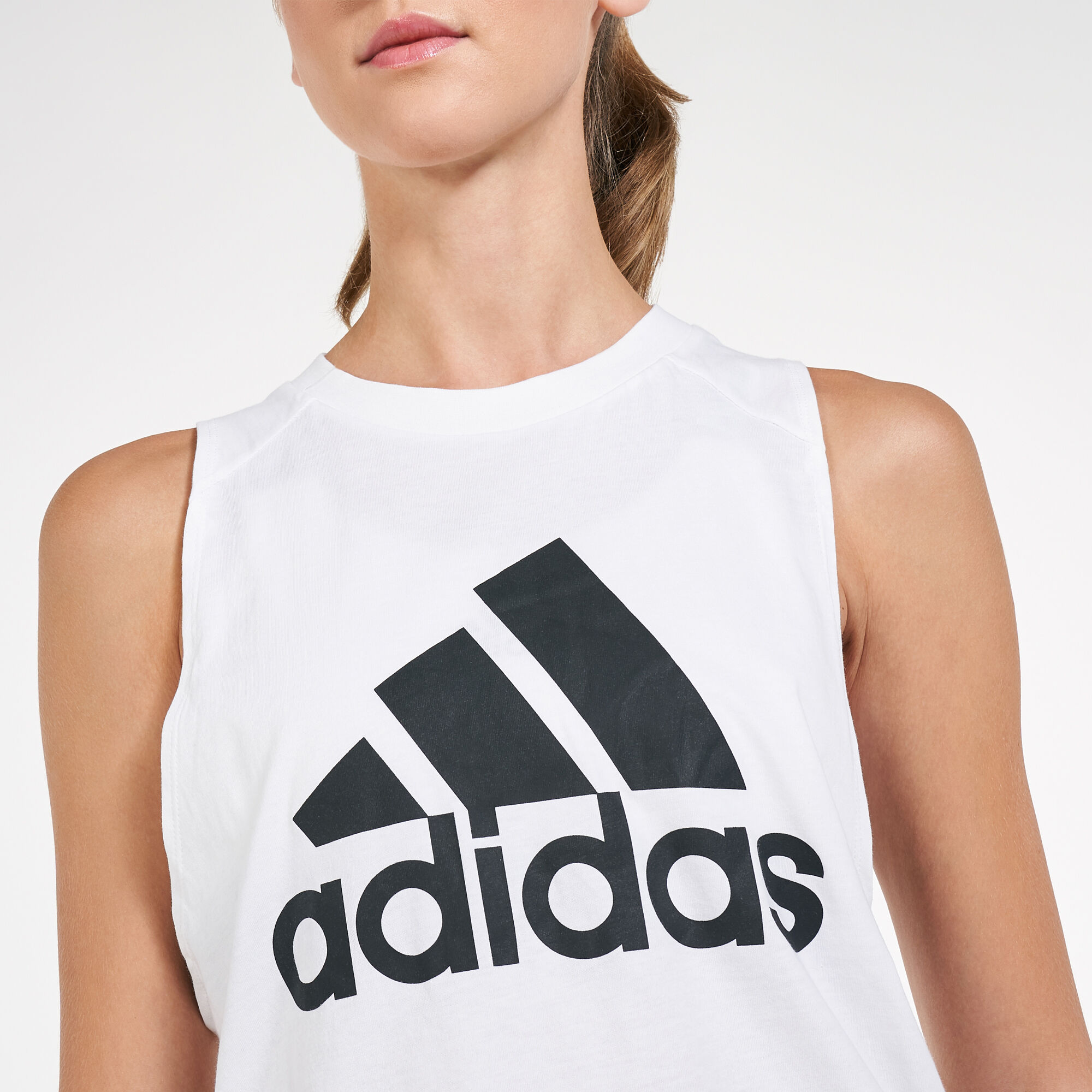 Adidas logo tank hotsell