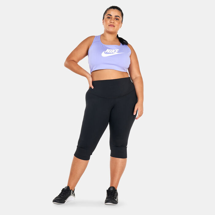Nike Women's Dri-FIT Swoosh Sports Bra (Plus Size) Pink Nike Women's Dri-FIT Swoosh Sports Bra (Plus Size) Pink image number 2