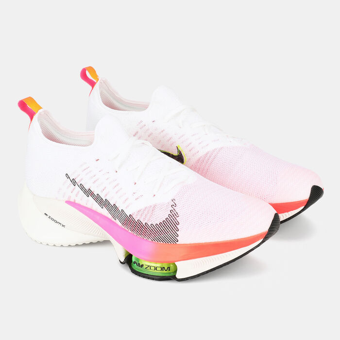 Nike Men's Air Zoom Tempo NEXT% Flyknit Shoe White Nike Men's Air Zoom Tempo NEXT% Flyknit Shoe White image number 1