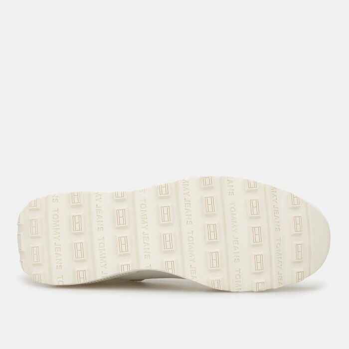Tommy Hilfiger Women's Recycled Textile Cleat Runner Shoes Beige Tommy Hilfiger Women's Recycled Textile Cleat Runner Shoes Beige image number 3