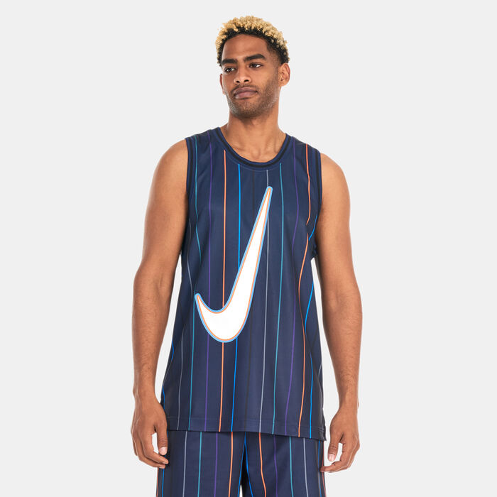 Nike Men's Dri-FIT DNA Basketball Jersey Blue image number 0