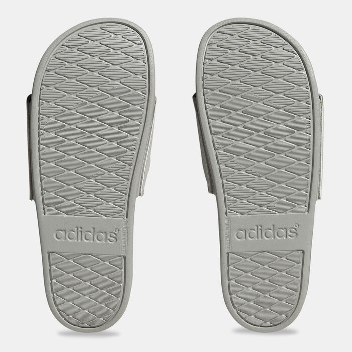 adidas Women's Adilette Comfort Slides Grey adidas Women's Adilette Comfort Slides Grey image number 2