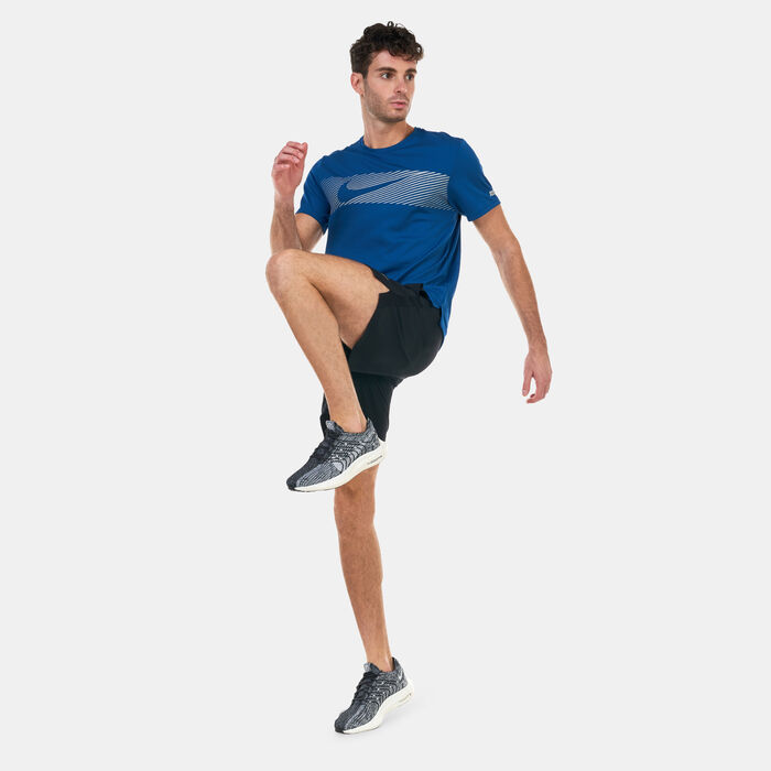 Nike Men's Challenger Dri-FIT Unlined Running Shorts Black image number 2