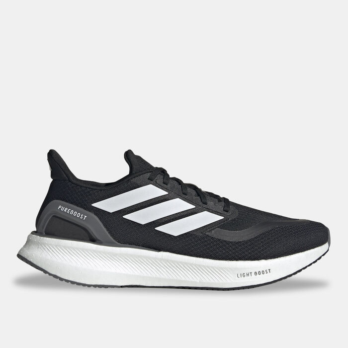 adidas Men's Pureboost 5 Running Shoes Black image number 0