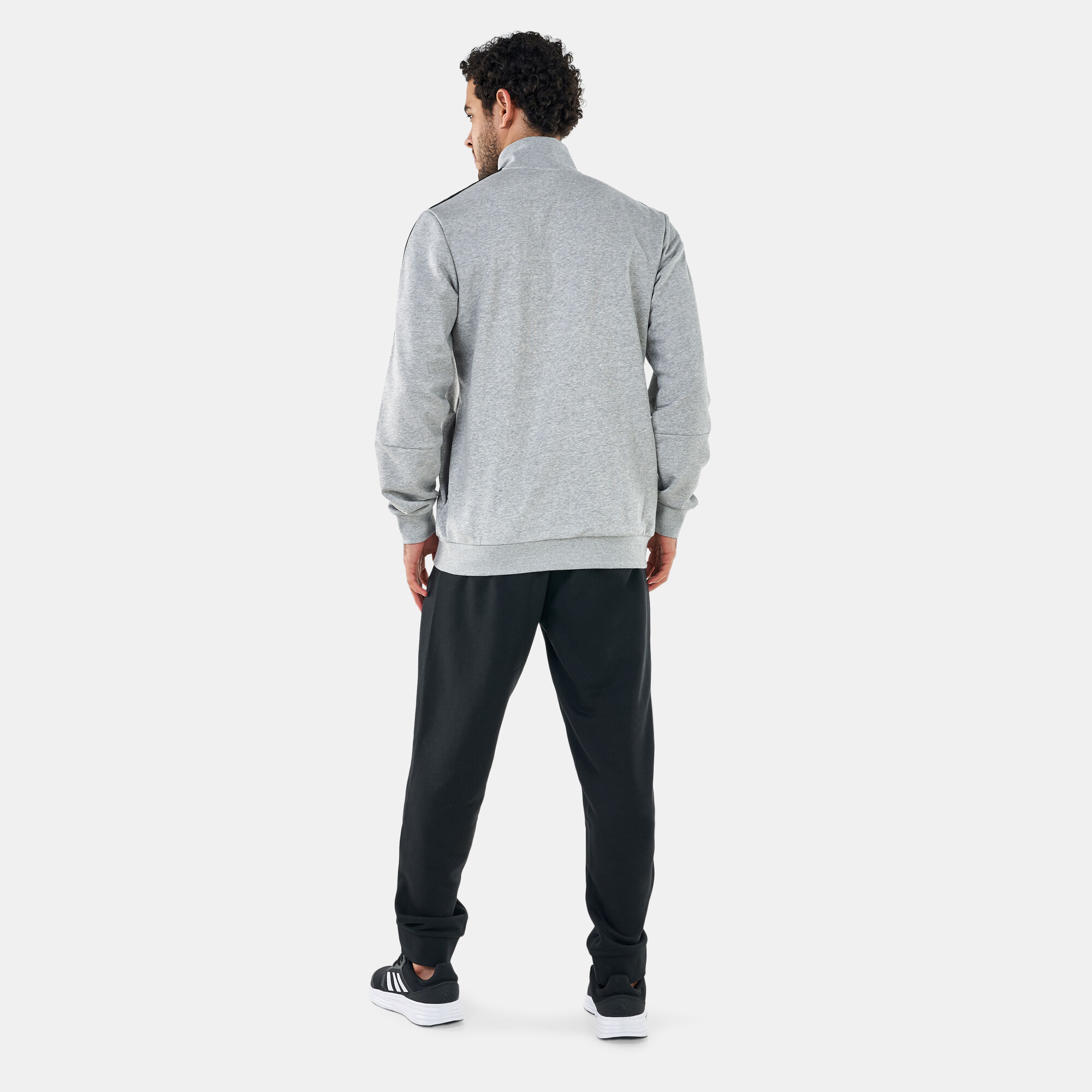 Buy adidas Men s AEROREADY Essentials 3 Stripes Tracksuit Grey in