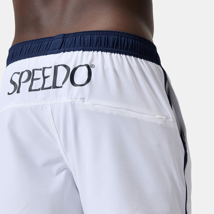 Speedo Men's Logo Volley Swimming Shorts White Speedo Men's Logo Volley Swimming Shorts White image number 5