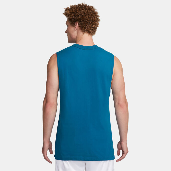 Jordan Men's Sport Dri-FIT Top Blue Jordan Men's Sport Dri-FIT Top Blue image number 1
