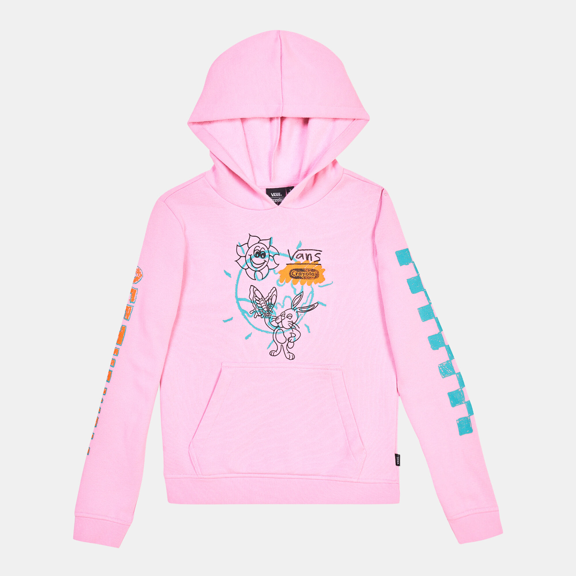 Vans hoodie shop kids Pink