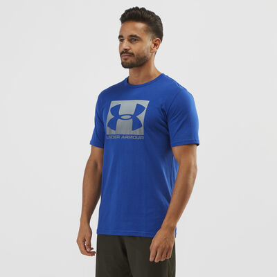 Under Armour Boxed Sportstyle T-Shirt Blue Under Armour Boxed Sportstyle T-Shirt Blue