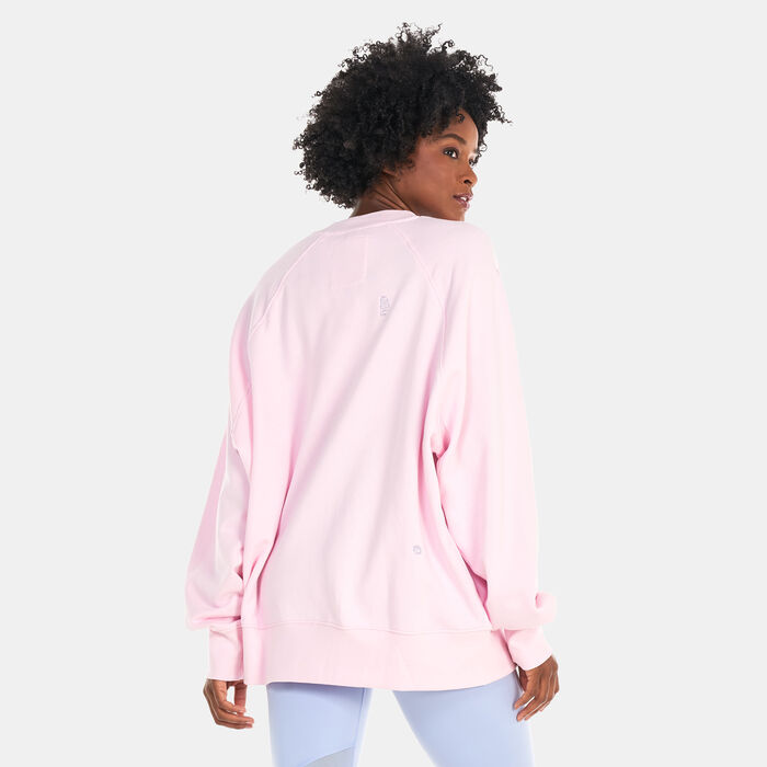 adidas Women's Healing Crystals Sweatshirt Pink image number 1