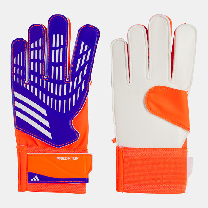 adidas Kids' Predator Football Goalkeeper Gloves Blue adidas Kids' Predator Football Goalkeeper Gloves Blue image number 0