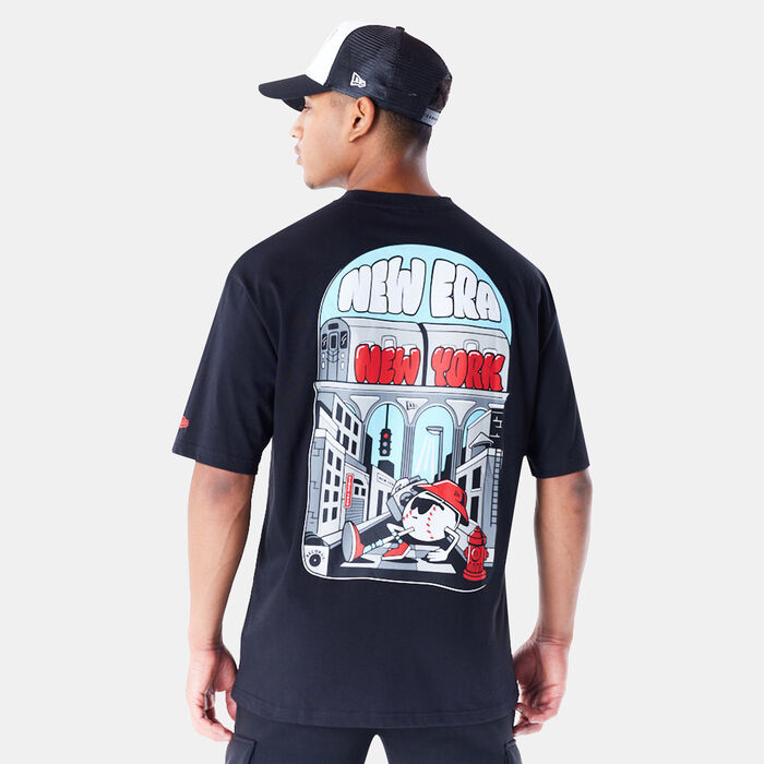 New Era Men's New York City Graphic T-Shirt Black New Era Men's New York City Graphic T-Shirt Black image number 1