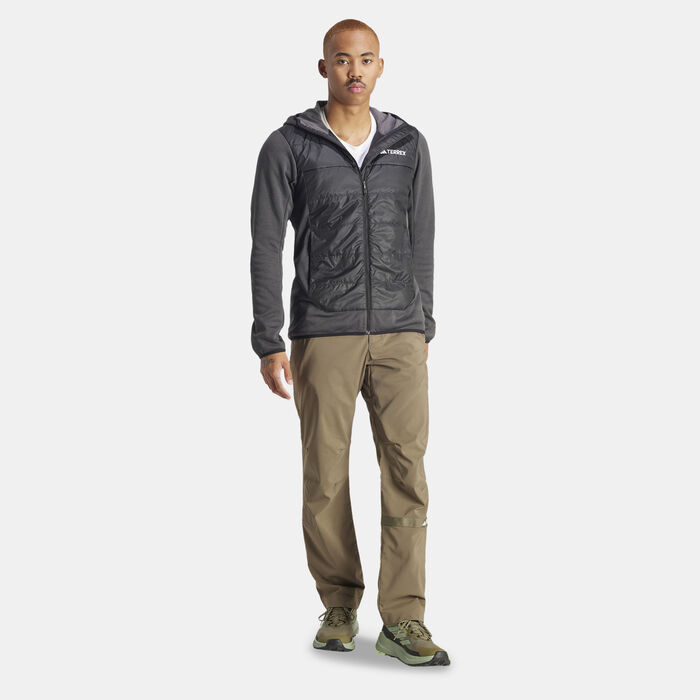 adidas Men's Terrex Multi Hybrid Insulated Hooded Jacket Black image number 2