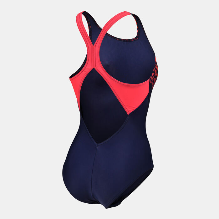 Arena Women's Kikko One-Piece Swimsuit Red Arena Women's Kikko One-Piece Swimsuit Red image number 1