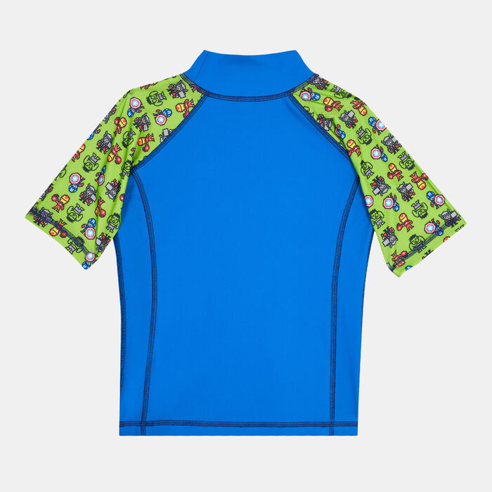 COEGA Kids' Pixel Rashguard Blue COEGA Kids' Pixel Rashguard Blue image number 1
