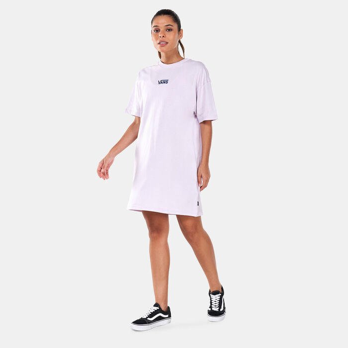 Vans Women's Center Vee Tee Dress Purple image number 0