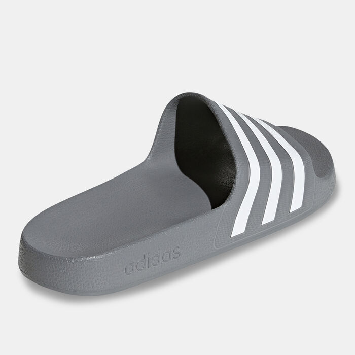 adidas Adilette Aqua Slides Grey adidas Adilette Aqua Slides Grey image number 2