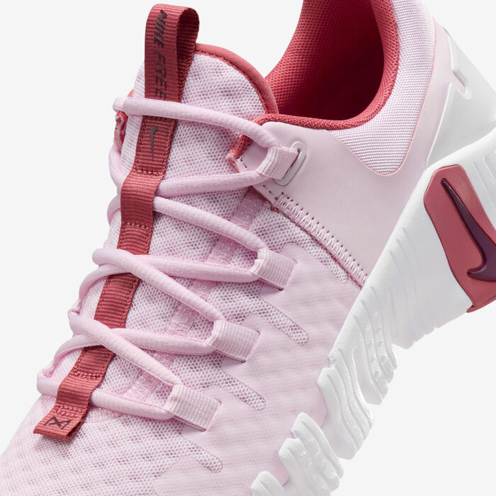 Nike Women's Free Metcon 5 Workout Shoes Pink Nike Women's Free Metcon 5 Workout Shoes Pink image number 7