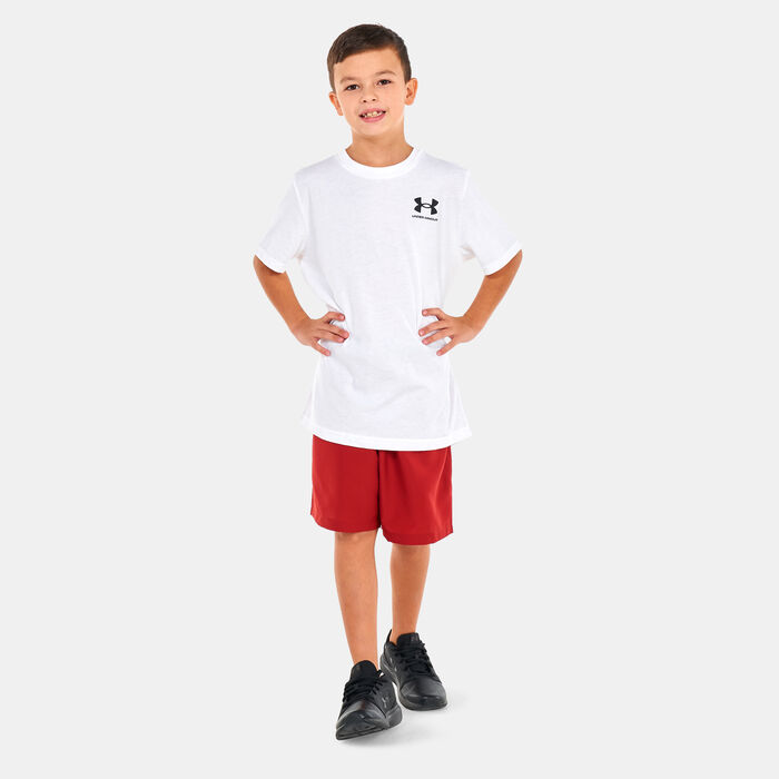 Under Armour Kids' UA Sportstyle Left Chest T-Shirt White Under Armour Kids' UA Sportstyle Left Chest T-Shirt White image number 2
