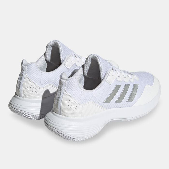 adidas Women's GameCourt 2.0 Tennis Shoe White adidas Women's GameCourt 2.0 Tennis Shoe White image number 2