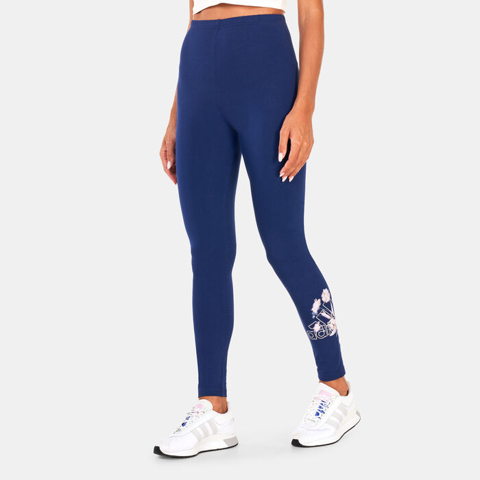 adidas Women's Bloom Leggings Blue image number 0