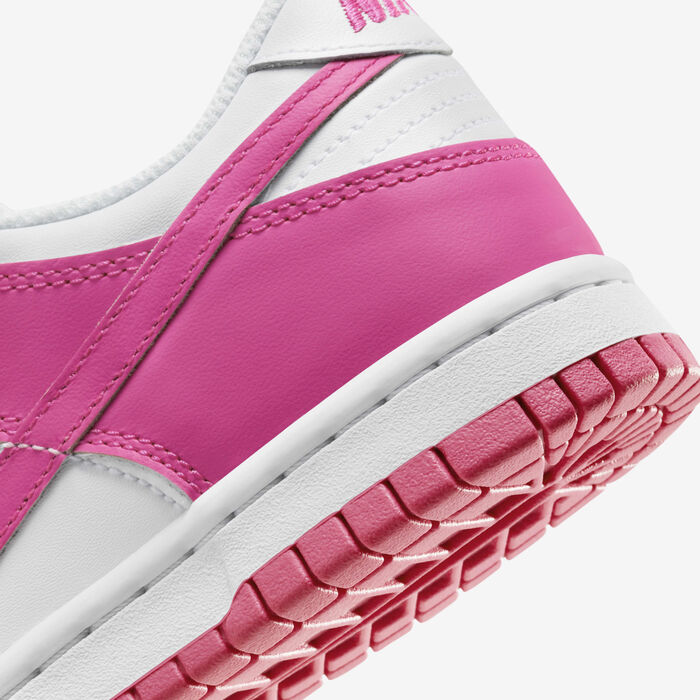 Nike Kids' Dunk Low Shoes Pink Nike Kids' Dunk Low Shoes Pink image number 7
