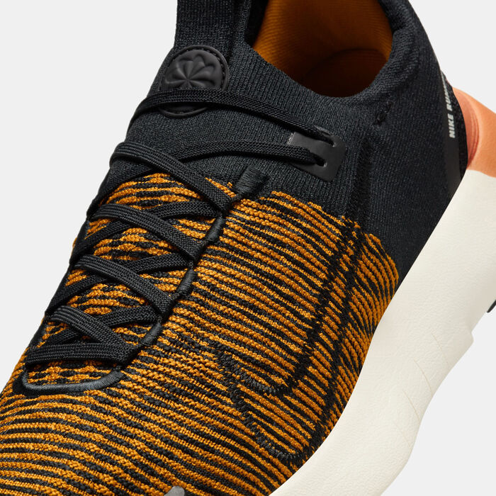 Nike Men's Free Run Flyknit Next Nature Road Running Shoes Brown image number 5