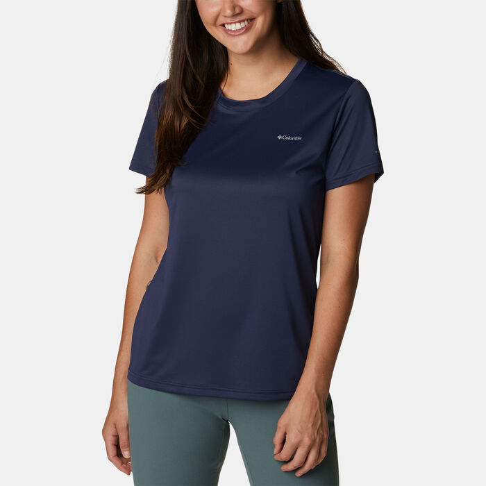 Columbia Women's Hike T-Shirt Blue Columbia Women's Hike T-Shirt Blue image number 0