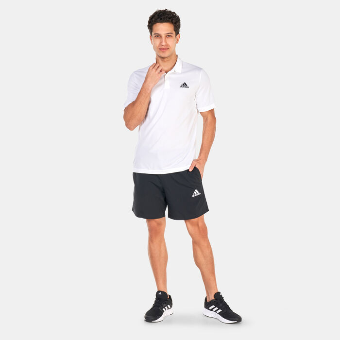 adidas Men's AEROREADY Designed To Move Polo Shirt White adidas Men's AEROREADY Designed To Move Polo Shirt White image number 2