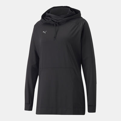 PUMA Women's Modest Activewear Training Hoodie Black
