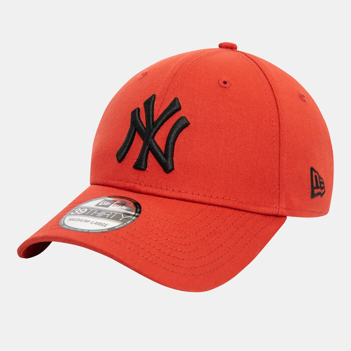 New Era Men's MLB New York Yankees League Essential 39THIRTY Cap Orange image number 3