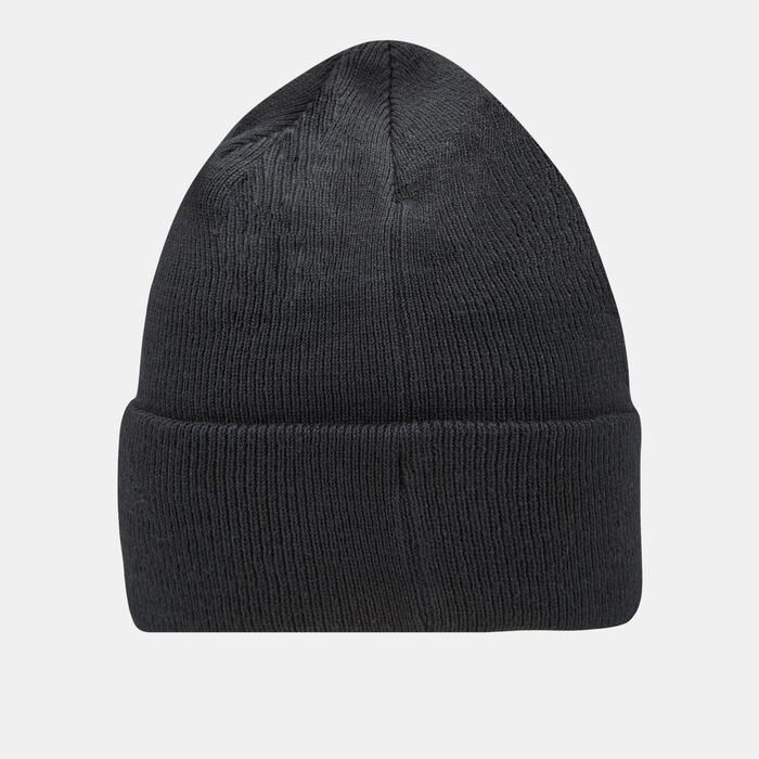 Nike Kids' Peak Metal Swoosh Beanie Black image number 1