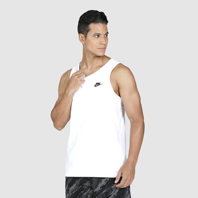 Nike Men's Sportswear Club Tank Top White