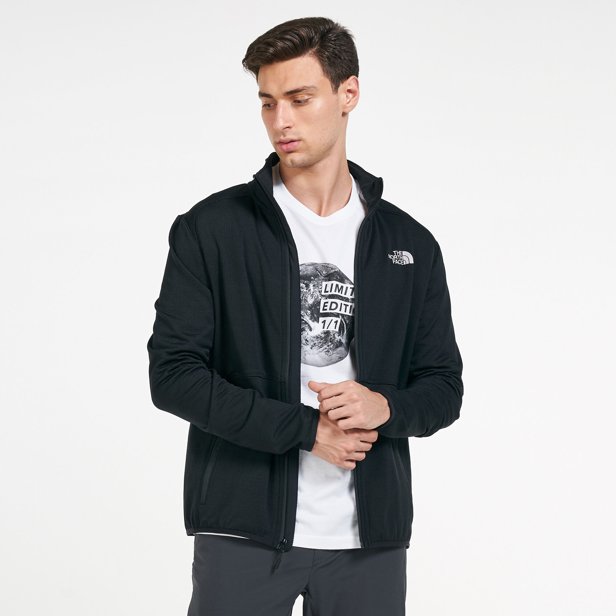 Buy The North Face Men s Quest Fleece Jacket Black in KSA SSS