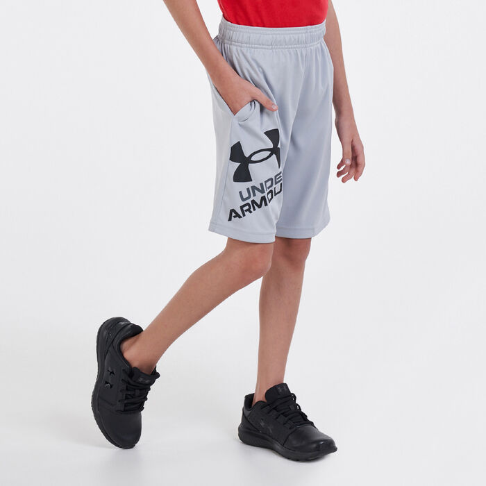 Under Armour Kids' UA Prototype 2.0 Logo Shorts Grey Under Armour Kids' UA Prototype 2.0 Logo Shorts Grey image number 0