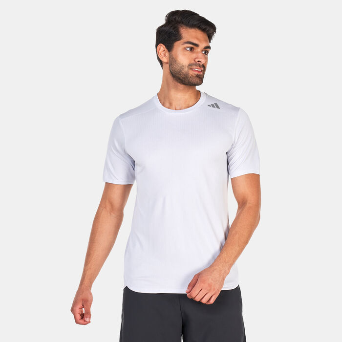 adidas Men's Designed 4 Training HEAT.RDY HIIT Training T-Shirt Grey adidas Men's Designed 4 Training HEAT.RDY HIIT Training T-Shirt Grey image number 0
