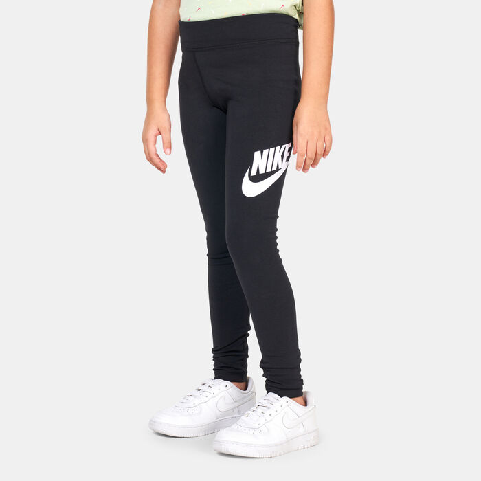 Nike Kids' Sportswear Essential Futura Leggings (Older Kids) Black image number 0