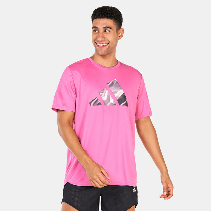 adidas Men's Designed for Movement HIIT Training T-Shirt Pink adidas Men's Designed for Movement HIIT Training T-Shirt Pink image number 0