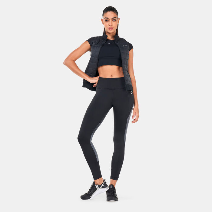 Nike Women's Therma-FIT Synthetic-Fill Running Gilet Red Nike Women's Therma-FIT Synthetic-Fill Running Gilet Red image number 2
