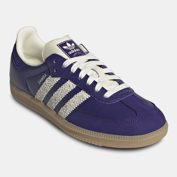 adidas Originals Women's Samba OG Shoes Blue adidas Originals Women's Samba OG Shoes Blue image number 1