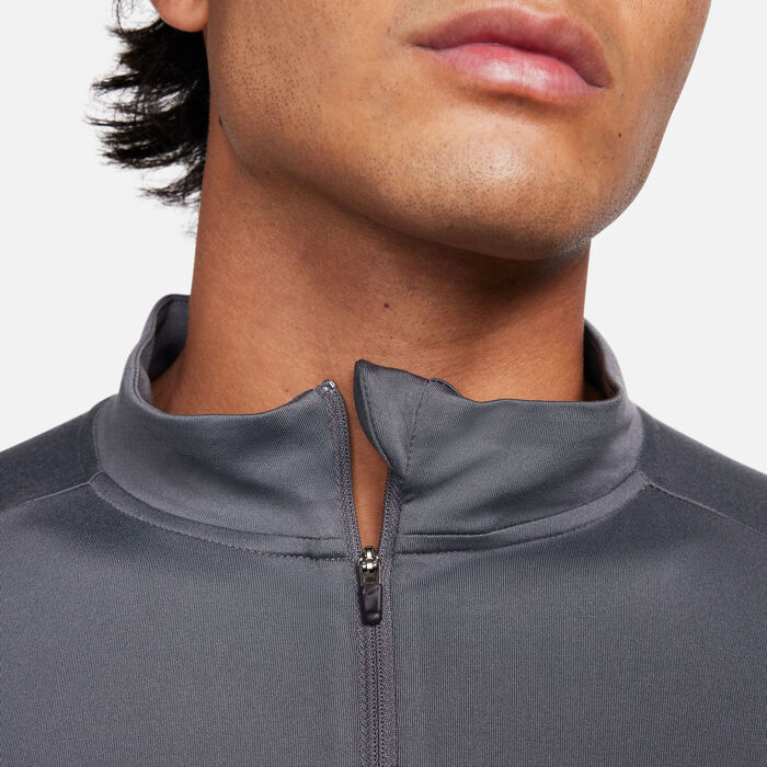 Nike Men's Flash Dri-FIT Running Top Grey image number 3