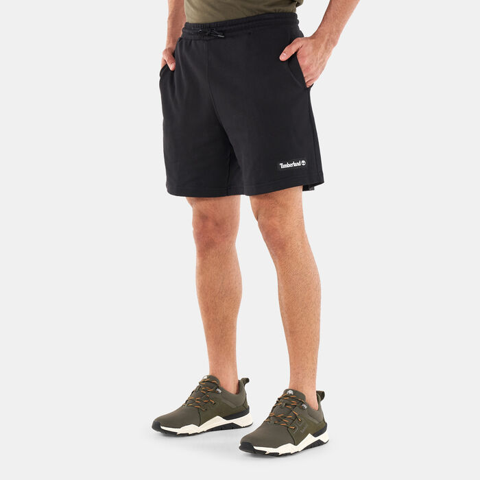 Timberland Men's Woven Badge Sweat Shorts Black image number 0