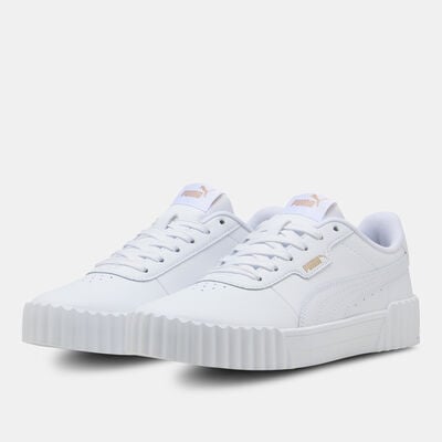 PUMA Women's Carina 3.0 Shoes White PUMA Women's Carina 3.0 Shoes White