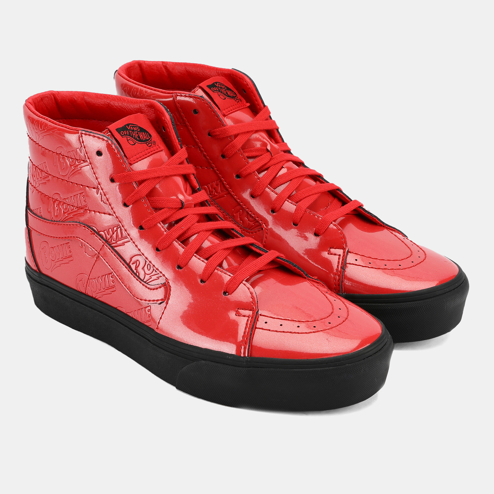 David bowie vans red discount